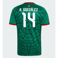 Billiga Mexiko Armando Gonzalez #14 Hemma fotbollskläder VM 2026 Kortärmad